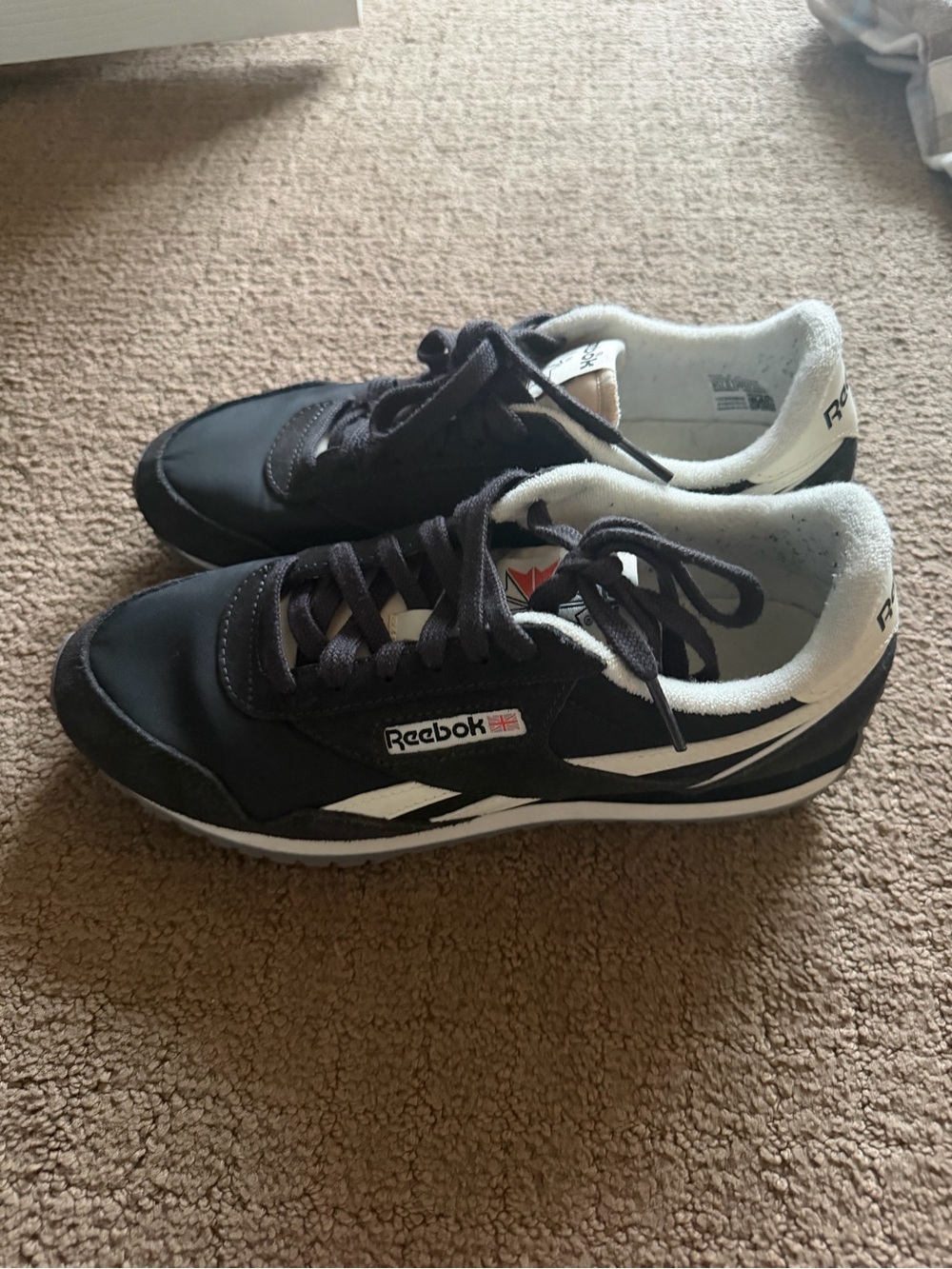 Reebok Women’s Classic Black & White Sneakers